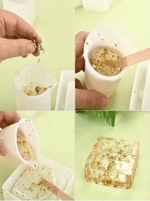 24K Edible Gold Leaf Flakes, 200mg Genuine Gold Flakes For Cakes,Drinks,Nails Decoration - Gold - View 5