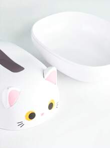 SHEIN Caja para toallas de papel, soporte de primavera, multiusos para dormitorio, mesilla de noche, sala de estar, muy atractivo diseño de dibujos animados, bonito palillo de dientes, cajón de papel