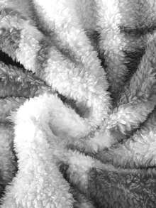 年轻男孩格子羊毛休闲拉链黑白格纹冬季外套，休闲服装 - 黑與白 - 查看 5