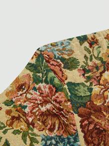 Sweetra Top fasciante a fiori vintage, taglia comoda per donna