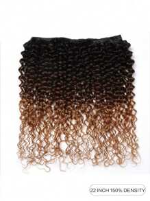 1B/4/30 Jerry Curly Brazilian Remy Hair 1PC Bundles For Women Kinky Curly Weave Human Hair Extensions 100% Human Hair - S1/4/30 - View 2