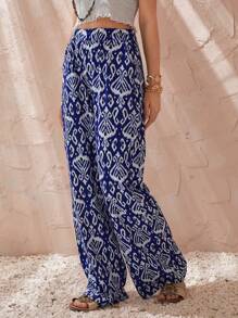 EURMUSE 波西米亚风格女式长裤，夏季时尚 - 彩色 - 查看 5