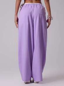 MUSERA Holiday Textured Linen Feel Tie Waist Trousers Boho, Elegant, Holiday Ibiza Beach Thanksgiving