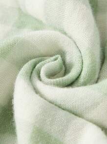 Cozy Pixies 1 pieza Saco de dormir en forma de U para bebé de verano, suave y acogedor, con certificado Oeko-Tex, a cuadros verdes