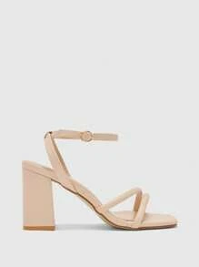 CUCCOO BIZCHIC Apricot-Color Fashion High Heel Sandals, Suitable For Dates And Gatherings For Christmas Spring Shoes Summer Shoes - Apricot - View 6