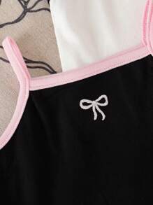 SHEIN Playful Pals 3pcs/Set Baby Girl Soft & Comfy Minimalist Sleeveless Dress Set, Summer - Multicolor - View 6