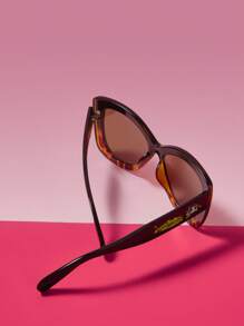THE POWERPUFF GIRLS X SHEIN Mode Leopardenmuster Butterblumenmuster Brille