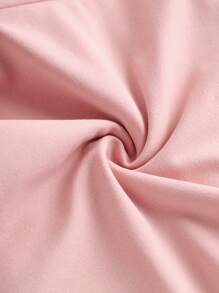 Girlism Teens Girl Knit Ruched Waist A-Line Ruffle Hem Casual Bow Strap Sundress - Pink - View 5