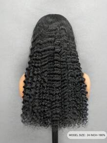 ALL READY WIG 高密度定制深波浪全效假发，预漂白，预拔，预剪蕾丝融化蕾丝前部 6x4 无胶闭合假发，真人发质，自然氛围 9AM HAIR - SNatural - 查看 4