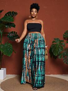 Maweii Plus Size Loose Vacation Baggy Pants Fall Cloth For Women - Blue - View 6