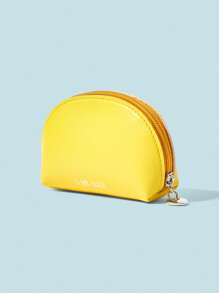 SCOOBY-DOO X SHEIN Yellow Cartoon Print Portable Stylish Large Capacity Coin Purse - Yellow - View 4