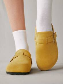 Solecia Women's Simple And Fashionable Casual Flat Slippers For Daily Wear - Yellow - View 10