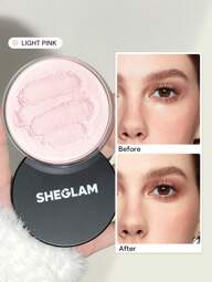 SHEGLAM Baked Glow Setting Powder-Light Pink Oil Control Loose Setting Powder Translucent Pore-Less Flawless Smooths Fine Lines Glowy Powder Brand Beauty Makeup Face Paint Cosmetic For Women Girls Perfect For Winter Ideal For Y2K Fancy Fashion Suitable For Birthday Gift Party Ready Best Color