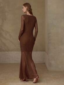 MOTF PREMIUM 剪裁修身连衣裙