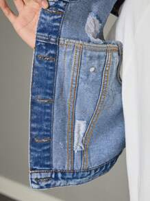 SHEIN Tweens Girls' Y2K Elegant Light Washed Faux Pearl Decor Blue Denim Sleeveless Denim Vest Casual Jeans Top,Girls Summer Beach Boho Holiday Outfits,Concert Rave Festival Graduation Outfits