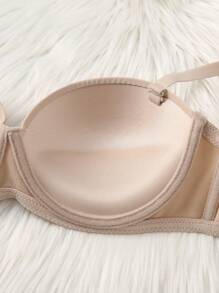 3 件装女士无缝纯色无衬垫无钢圈无肩带胸罩