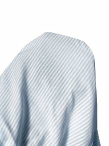 Flirla Pantaloncini casual in cotone 100% a righe rosa e bianche, vita bassa con cordoncino, dritti e morbidi, design minimalista alla moda, adatti per primavera ed estate, per donna