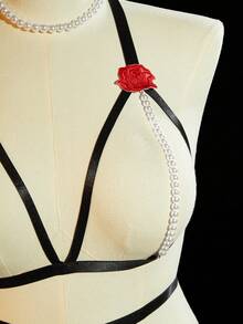 SpicyHot 2 piezas Conjunto de lencería sexy inalámbrica de talla grande