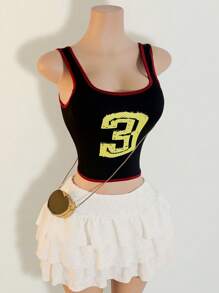 BamGleam Minimalist Fashion Tank Top Suitable For Summer - Multicolor - View 3