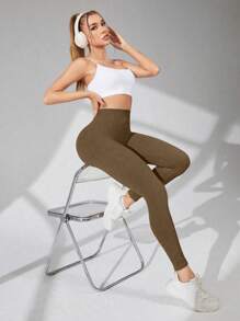 Easithlete 2条装无缝时尚运动紧身裤女式瑜伽裤 - 彩色 - 查看 6