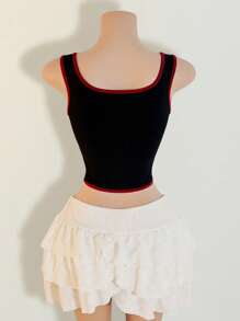 BamGleam Minimalist Fashion Tank Top Suitable For Summer - Multicolor - View 2