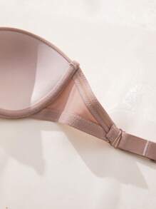 3 件套简约无肩带性感女士胸罩，前扣式钢圈胸罩 - 彩色 - 查看 4