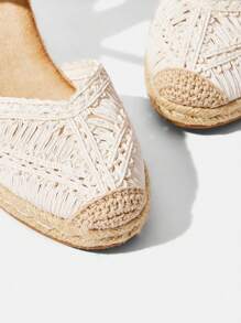 Styleloop Women's Bohemian Style Adjustable Buckle Flatform & Wedge Sandals - White - View 3