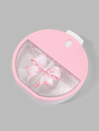 Kawaii Botella recargable esencial de viaje de ABS color rosa (Lazo 401422), botella de pulverización de 35ml, tamaño de viaje para perfume, ligera y resistente, reutilizable