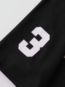 Manfinity Homme Men's Letter Print Short Sleeve Casual Commute Polo Shirt Polo Shirts For Men Men Golf Shirt Men Clothing Men Polo Shirts - Black - View 8