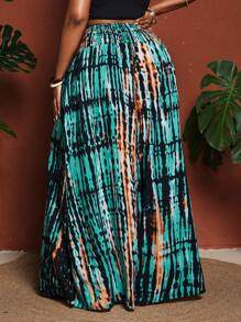 Maweii Plus Size Loose Vacation Baggy Pants Fall Cloth For Women - Blue - View 3