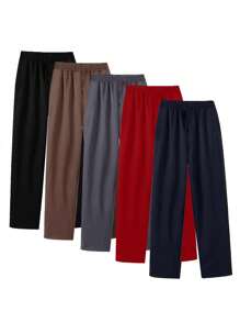 Pantaloni casual di colore unito da donna, adatti per l'estate