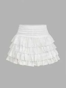 Girlism Tween Girls Skirts White Lace Ruffle Hem Mini Skirt,Valentine Day,Vacation Outfits Woman,Club Outfits White Skirt Tween Kids White Skirt White Ruffle Skirt Little Girls White Skirts Tween Girls Clothing Summer Skirt,Summer,Y2k,Vacation,Streetwear,Holiday,New Years