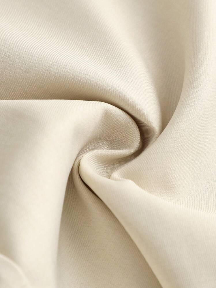 Girlism Conjunto de niña adolescente de primavera y verano con chaqueta de cárdigan con cordones, moño de color contrastante, top de niña, pantalones casuales sólidos holgados, conjunto de dos piezas para uso diario casual, uso en el lugar de trabajo, atuendo para el Día de San Valentín de niña adolescente, vestidos de niña adolescente, a juego madre e hija, Día de San Valentín, Estilo "niña limpia", Lindo - Caqui - Añade 7