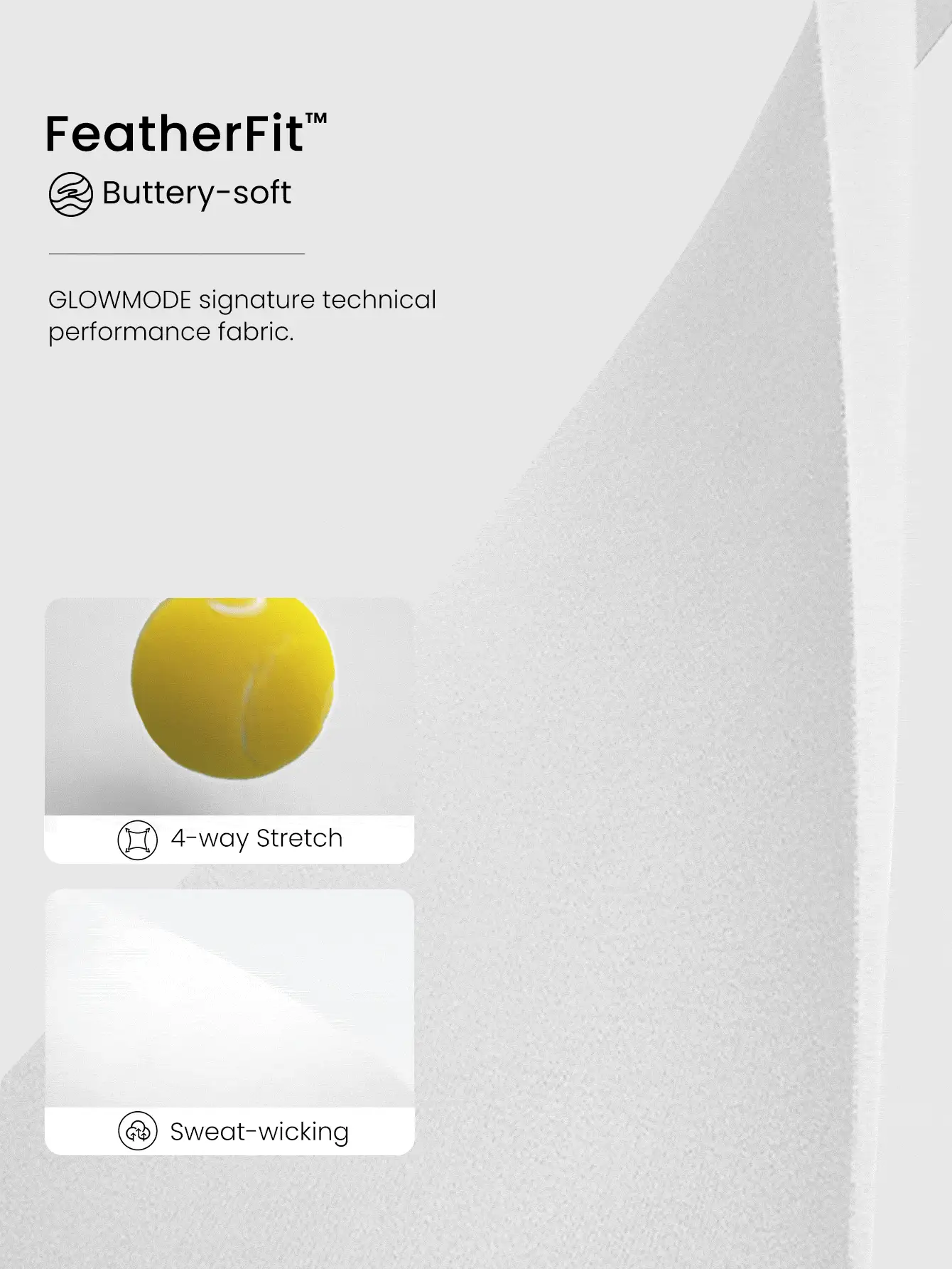 GLOWMODE FeatherFit™ Full Underarm Hip Length Square Neck Basic Tank Top Low Impact Yoga Pilates Studio Daily Removable Cups Fall Winter