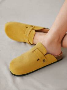 Solecia Women's Simple And Fashionable Casual Flat Slippers For Daily Wear - Yellow - View 8