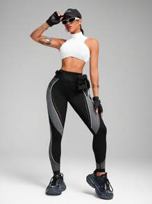 Innovista Sports Bra Structured Daily Athleisure Middle Support Yoga Pilates HIIT Training Office To Gym Running Boxing Activewear Workout Clothes Comfort Movement Functional Cardio Exercise Healthy TT Viral IG Reel Ready FYP INSTA OOTD Festival Ready White Working Mom Fitness Athletic Performance Gear Minimalist Natural Tone Neutral Clean Girl Woman Influencer Fashion Versatile Outfits Everyday Wear Premium European UK Brazilian Mexicana Latina Menopause-Friendly Back To School Active Fall Fitness Collection Platform Alternative To Lulu Quality, Affordable, Budget-Friendly, Gym Outfits, Physical Training, Aerobic Exercise, Gymtok - White - View 6