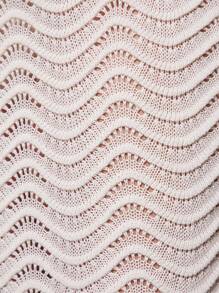Silquee Women's Solid Color White Fish Scale Hollow Out Wave Shaped Crochet Backless Elastic Metal Buckle Bodycon Maxi Dress, Suitable For Beach Vacation, Sisters Gathering, Going Out Dress, Spring Break Dress, Pool Party, European Vacation, Holiday Outfit, Cabin Party,Crochet Dress,Vacation Outfits,Casual Wear,Club Outfits Women Sexy,Summer Outfits, St Patrick Day/Saint Patrick Dress,Concert Outfit,Western Wear,Concert White Dress - Apricot - View 8
