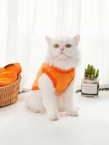 冬季胡萝卜形保暖衣服，适合宠物狗、泰迪熊、柯基犬、博美犬、猫和其他小动物服装和配饰