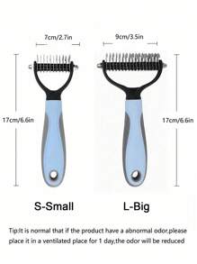 Effective Pet Shedding Brush And Dematting Comb For Dogs And Cats - Professional Grooming Tool For Removing Tangles And Mats - Reduces Shedding And Promotes Healthy Coat