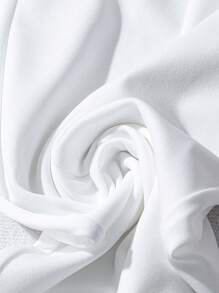 GlowEve Women's Solid Color Square Collar Zipper Ruffle Trim Casual Jumpsuit