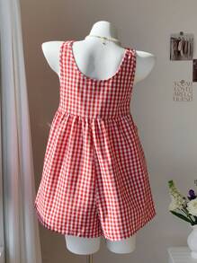 Comfortcana Women's Plaid Jumpsuit, Fashion Suitable For Summer