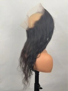 360 Lace Frontal Closure Body Wave Ear To Ear Frontal Transparent Lace 100% Remy Human Hair 360 Transparent Lace Frontal 180% Density Natural Color - SNatural - View 3