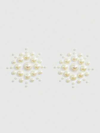 J-Fashion Pastilles de sein avec perles sexy pour la fête rave, le festival de musique