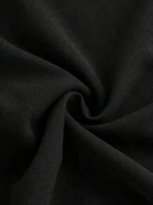 Girlism TEENGIRL 黑色撞色蝴蝶结可爱 A 字裙，适合学校、派对、婚礼