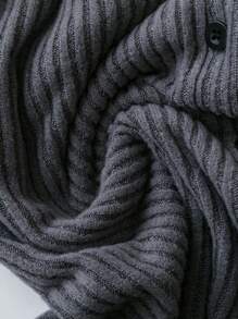 Sunspun Vestido negro pequeño con cuello en V, manga larga, cintura ajustada y encaje