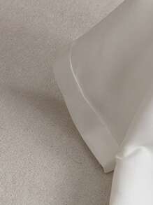 Franclia 女士夏季轻便条纹衬衫，休闲优雅学生毕业 - 白色 - 查看 4