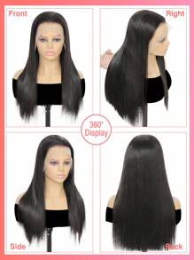 Peluca Bob de cabello humano con encaje frontal de 13x4, peluca Bob de cabello humano corto con encaje frontal previamente recortado para mujeres, peluca con encaje frontal de cabello humano con densidad de 250% y cabello humano liso de color natural - SPure Natural - Ver 7