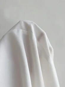 Elamini Spring/Summer White Sleeveless Embroidered Slim Fit Shirt - White - View 6