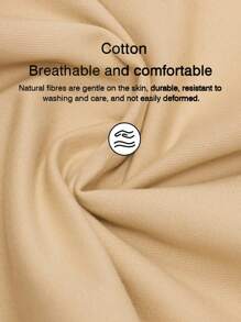 Chiquease Casual Khaki High Waist Wide Leg Cotton Cargo Pants Fall Cloth For Women - Khaki - View 7