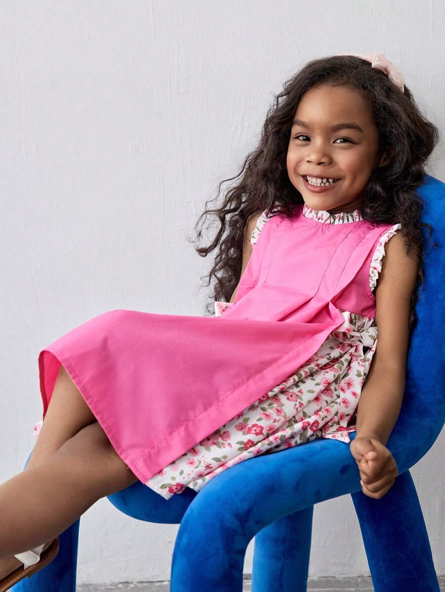 Maija Kids Maija Kids Fetă tânără, lejer, mozaic, rochie florală